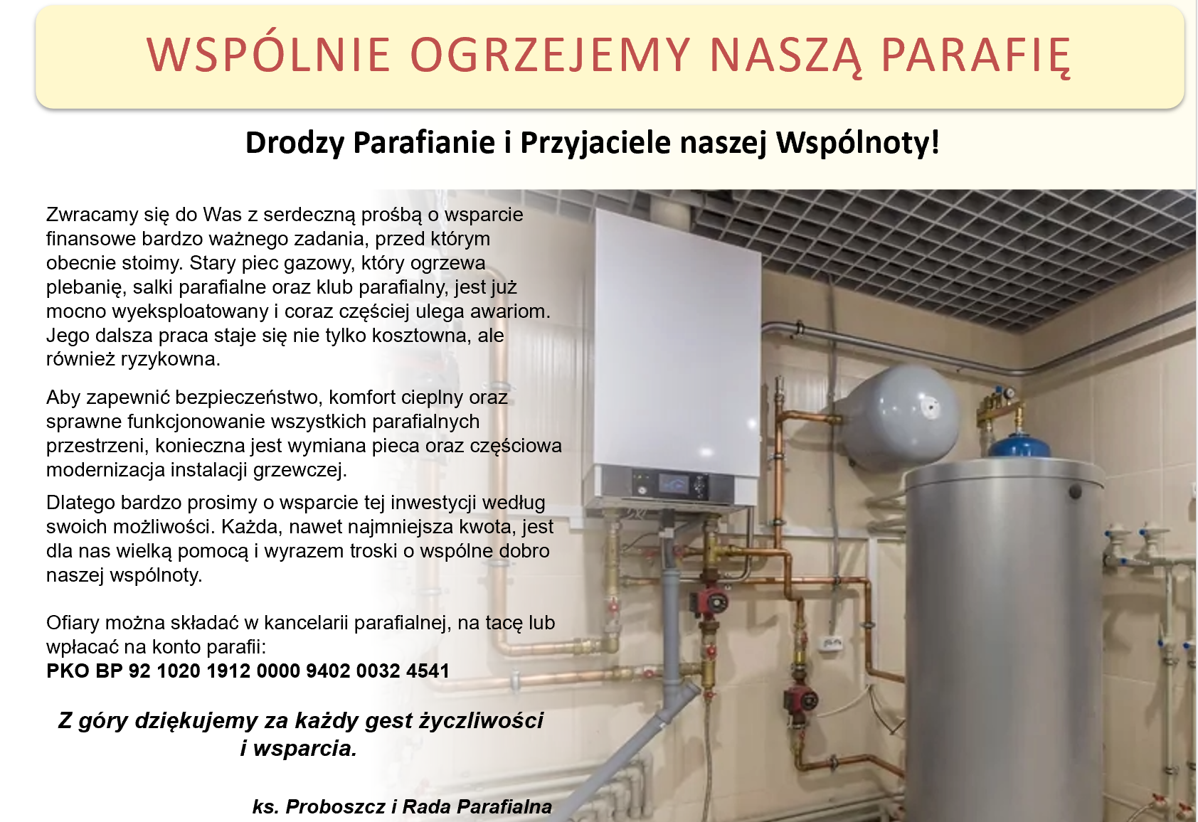 prośba - piec