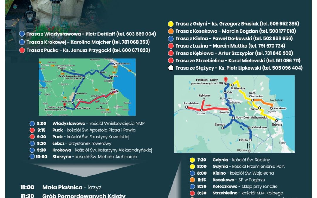 VI Rowerowy RAJD PIAŚNICKI – sobota 26.09